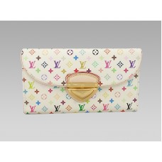 Portfel Louis Vuitton Monogram Multicolore White Eugenie
