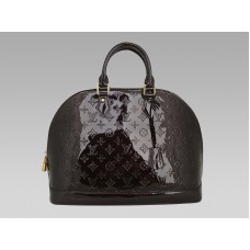 Monogram Louis Vuitton Vernis Alma Mm Amarante