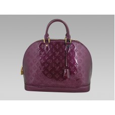 Monogram Louis Vuitton Vernis Alma Mm Violette