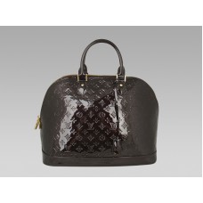 Monogram Louis Vuitton Vernis Alma GM Amarante
