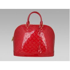 Monogram Louis Vuitton Vernis Alma GM Pomme Damour
