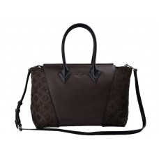 Louis Vuitton W Bag Pm Cuir Orferre Body i Veau Cachemire Sides Chocolate