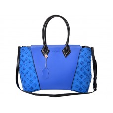Louis Vuitton W Bag Pm Cuir Orferre Body i Veau Cachemire Sides Electric Blue