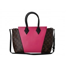 Torba Louis Vuitton W Bag Monogram i skóra Pm Hot Pink