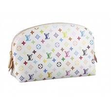 Louis Vuitton Monogram Multicolore Kosmetyczka Biała