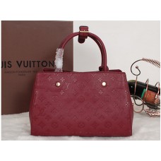 Monogram Louis Vuitton Empreinte Montaigne Mm Burgund