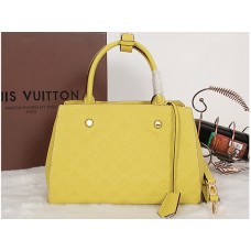 Monogram Louis Vuitton Empreinte Montaigne Mm Citrine