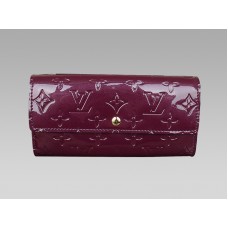 Portfel Louis Vuitton z monogramem Vernis Pochette Violette
