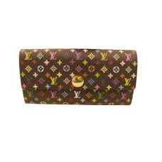 Louis Vuitton Kolorowa czarna torebka Porte Monnaie Nm