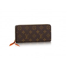 Portfel Louis Vuitton Monogram Clemence Chili Red