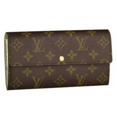 Monogram Louis Vuitton Sarah Portfel Fleuri Vert