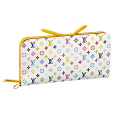 Louis Vuitton Wielokolorowy, nietypowy portfel cytrynowy