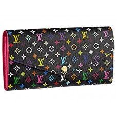 Portfel Louis Vuitton Multicolor Sarah w kolorze czarnym