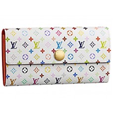 Portfel Louis Vuitton Multicolor White Sarah Orange