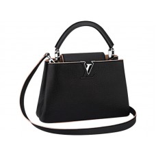 Louis Vuitton Capucines Bb Bag Black Petal