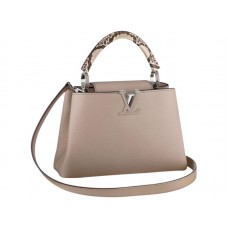 Torba Bb Louis Vuitton Capucines Python Galet