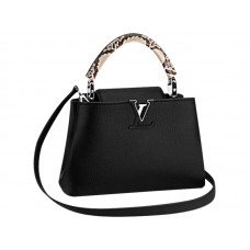 Torba Bb Louis Vuitton Capucines Python Noir