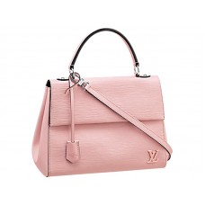 Skórzane baleriny Louis Vuitton Epi Cluny Mm Rose