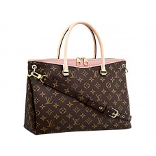 Płócienne baleriny z monogramem Louis Vuitton Lg Lg Rose