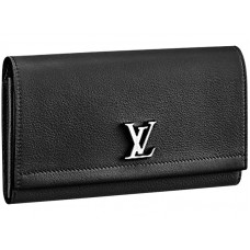 Louis Vuitton Lockme II Wallet Noir