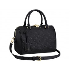 Monogram Louis Vuitton Empreinte Speedy Bandouliere 25 Czarny