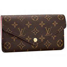 Portfel Louis Vuitton Monogram Canvas Jeanne w kolorze różowym m62203
