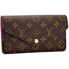 Portfel Louis Vuitton Monogram Canvas Jeanne Burgundy
