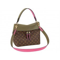 Płócienne tuileries z monogramem Louis Vuitton Besace w kolorze khaki