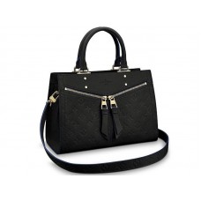 Skóra Monogram Louis Vuitton Empreinte Sully PM Czarny m54196