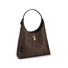 Louis Vuitton Flower Hobo Monogram Canvas Black m43545