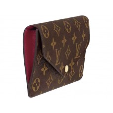 Portfel Louis Vuitton Monogram Canvas Jeanne w kolorze fuksji m62202