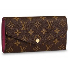 Louis Vuitton Sarah Portfel Monogram Canvas Fuchsia m62234