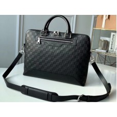 Miękka teczka Louis Vuitton Damier Infini Leather Avenue n41019