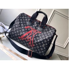 Louis Vuitton Monogram Upside Down Canvas Speedy Bandouliere 40 m43697