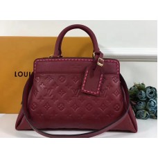 Monogram Louis Vuitton Empreinte Leather Vosges Mm Raisin m43249