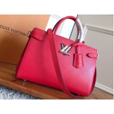 Skórzana torba typu Twist Tote Louis Vuitton Epi Coquelicot m54811