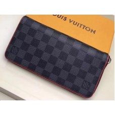 Portfel Louis Vuitton Damier Grafitowy, zapinany na zamek, pionowy n63304