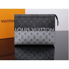 Monogram Louis Vuitton Eclipse Pochette Voyage Mm m63039