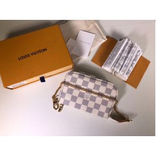 Louis Vuitton Damier Azur Canvas Mini Pochette Akcesoria n58010
