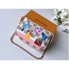 Louis Vuitton Damier Azur Canvas Mini Pochette Akcesoria n64451