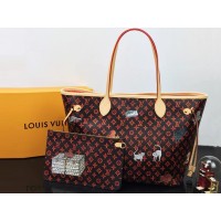 Louis Vuitton Transformed Monogram Neverfull Mm Catogram m44441