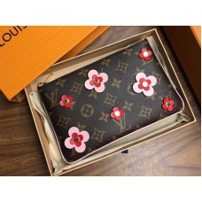 Płócienna kieszeń z monogramem Louis Vuitton z podwójnym zamkiem m63905