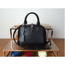 Louis Vuitton Epi Leather Alma Bb Black m40862