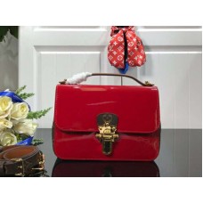 Louis Vuitton Miroir Vernis Skóra Lakierowana Cherrywood Bb Scarlet m51952