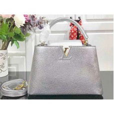 Louis Vuitton Capucines Bb Taurillon Skórzany Argent m90472