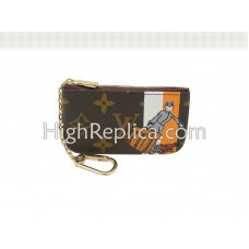 Pochette Cles Orange z monogramem Louis Vuitton