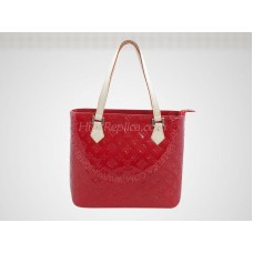 Monogram Louis Vuitton Vernis Houston Pomme Damour