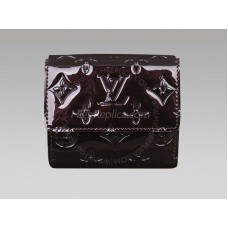 Louis Vuitton Monogram Vernis Snapped Billfold i portmonetka Amarante