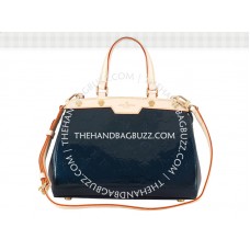 Louis Vuitton Monogram Vernis Brea PM Midnight Blue