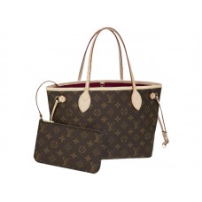 Monogram Louis Vuitton Neverfull Pm Fuksja